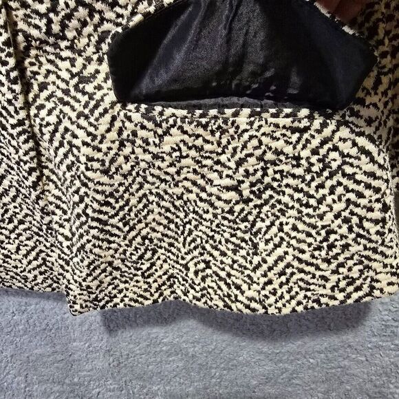 Coldwater Creek Work Blazer Jacket‎ 10 Beige Black Office Siren Corpcore Preppy - Picture 5 of 13